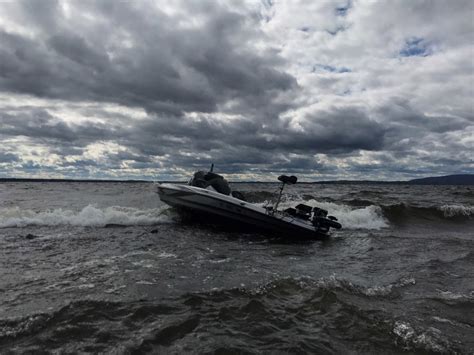 Sinking boat recovered on Great Sacandaga Lake